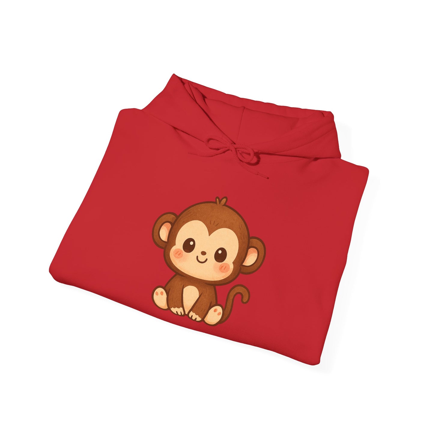 Little Cute Monkey Hoodie For Adult Unisex