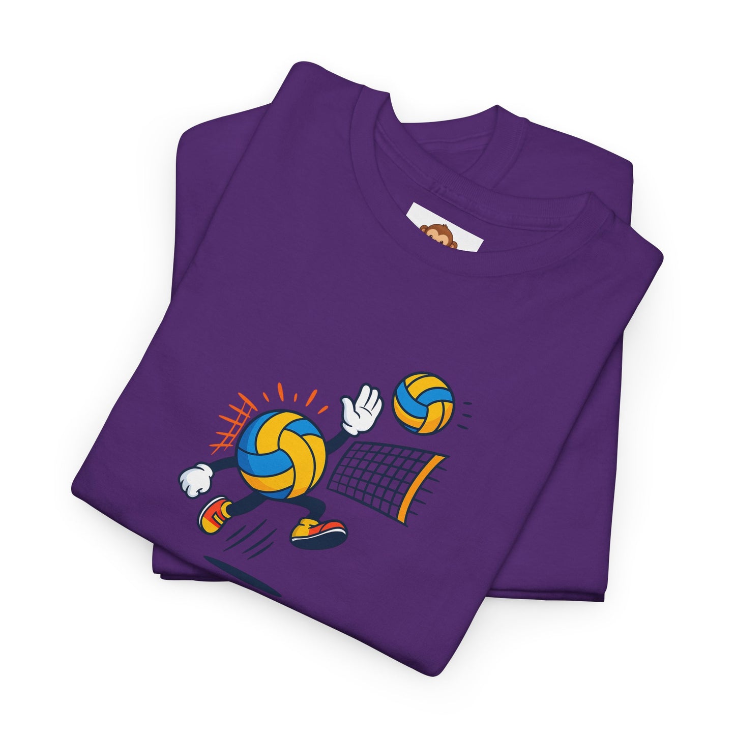 Volleyball Enthusiast Tee - Unisex Heavy Cotton T-Shirt