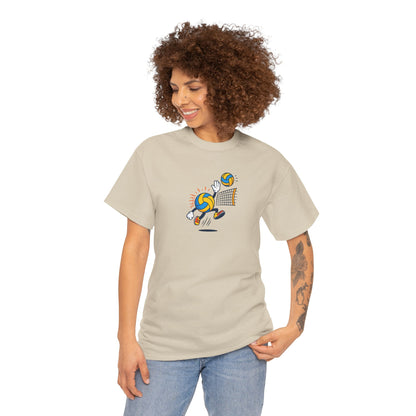 Volleyball Enthusiast Tee - Unisex Heavy Cotton T-Shirt