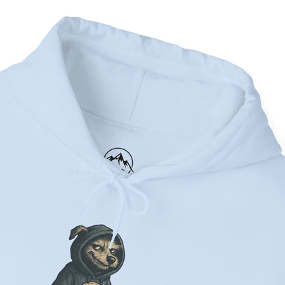 Grumpy Dog in Hoodie - Hoodie