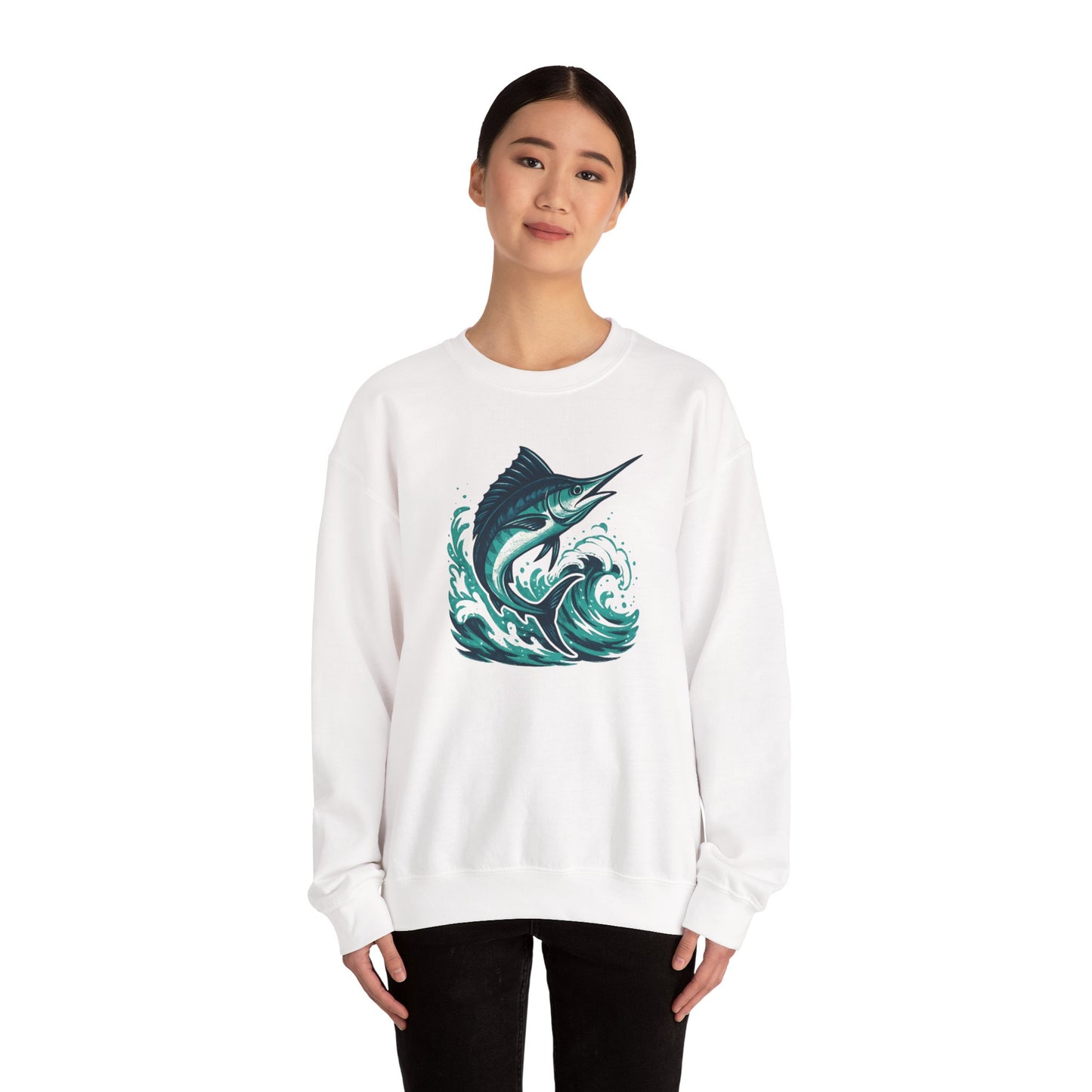Marlin Wave Crewneck Sweatshirt