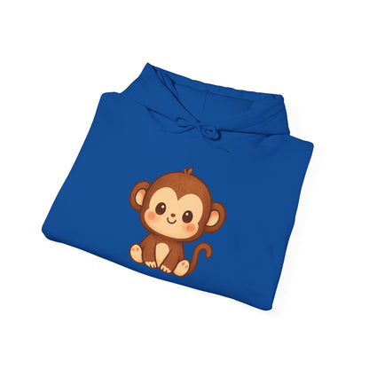 Little Cute Monkey Hoodie For Adult Unisex