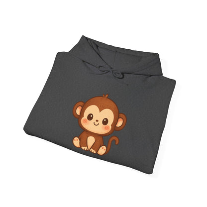 Little Cute Monkey Hoodie For Adult Unisex