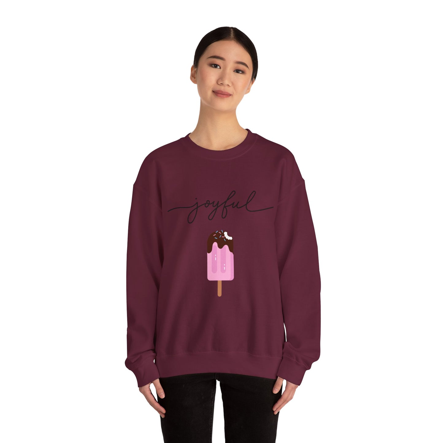 Joyful Ice Cream Sweatshirt for Sweet Summer