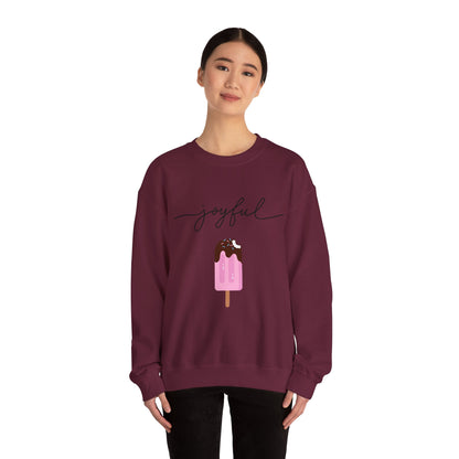 Joyful Ice Cream Sweatshirt for Sweet Summer