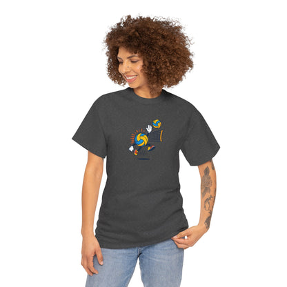 Volleyball Enthusiast Tee - Unisex Heavy Cotton T-Shirt