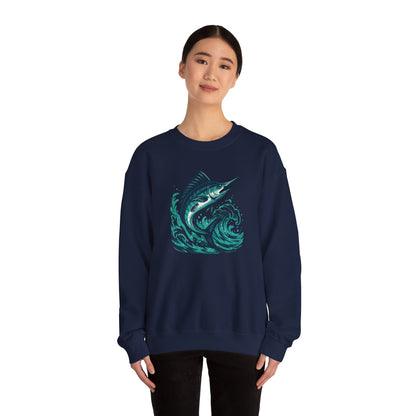 Marlin Wave Crewneck Sweatshirt