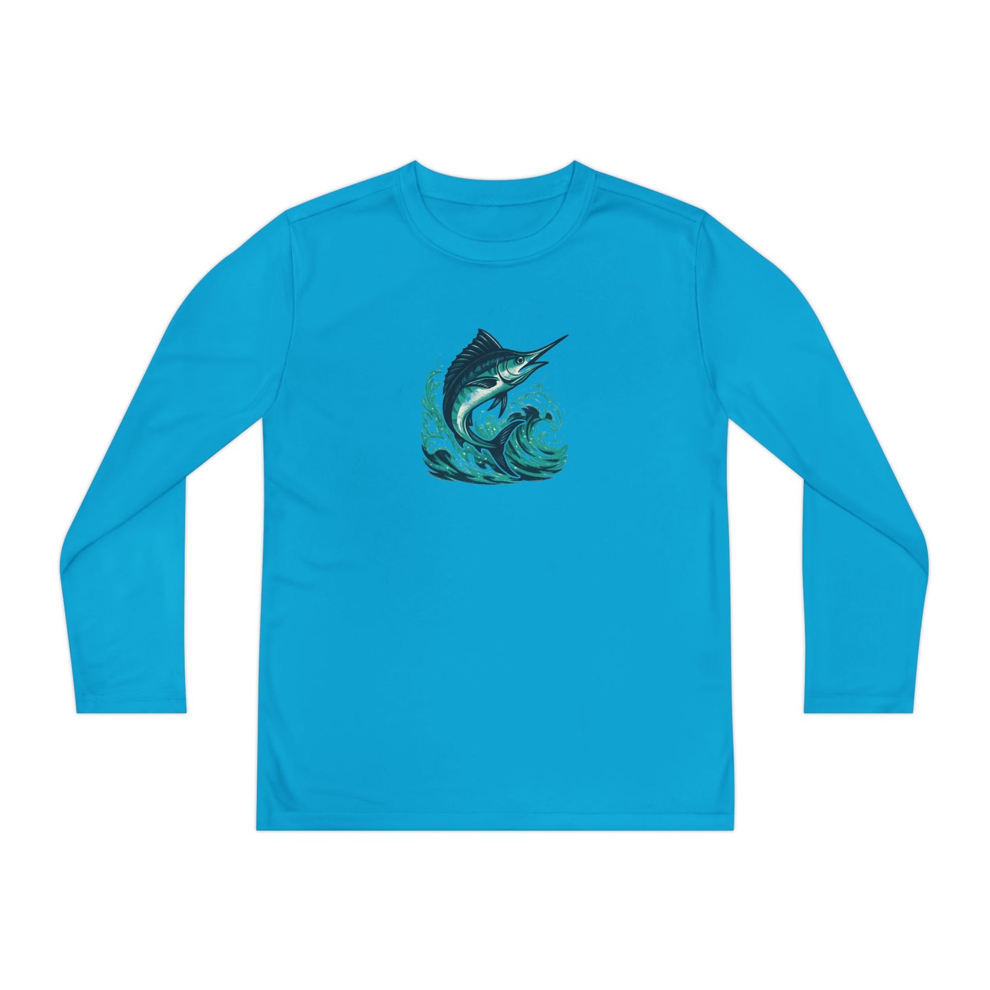 Marlin Wave Fishing Graphic