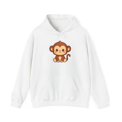 Little Cute Monkey Hoodie For Adult Unisex