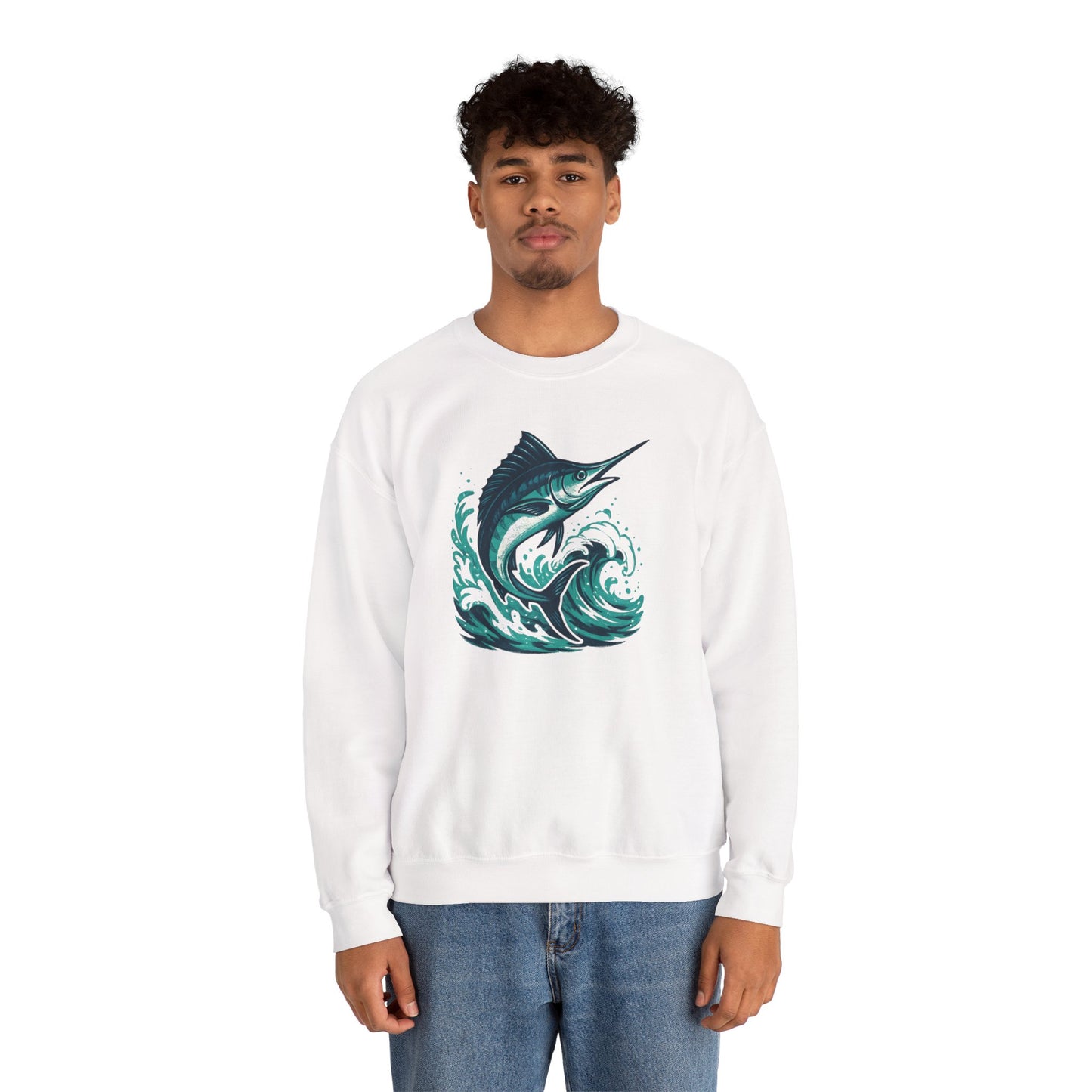 Marlin Wave Crewneck Sweatshirt