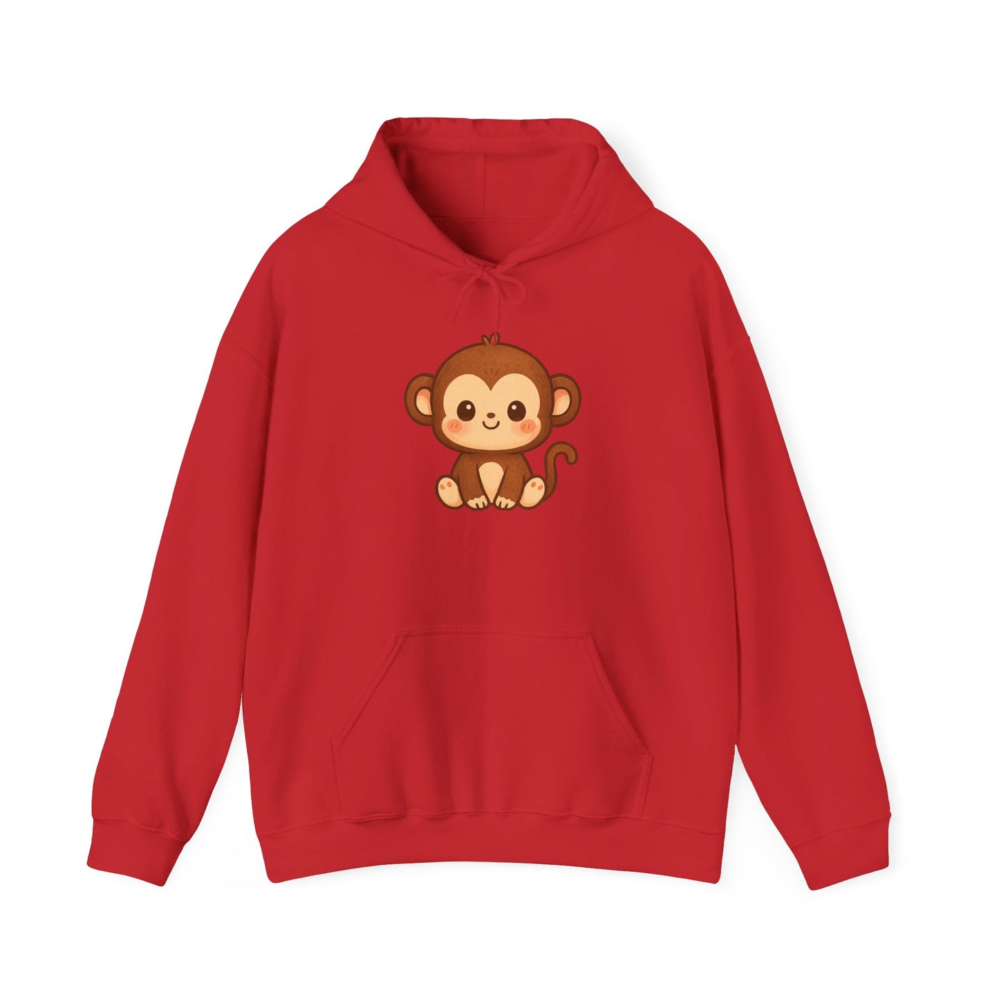 Little Cute Monkey Hoodie For Adult Unisex