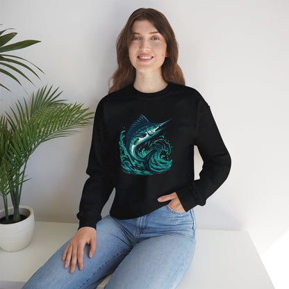 Marlin Wave Crewneck Sweatshirt