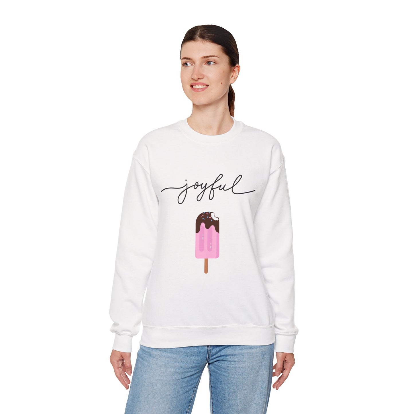 Joyful Ice Cream Sweatshirt for Sweet Summer