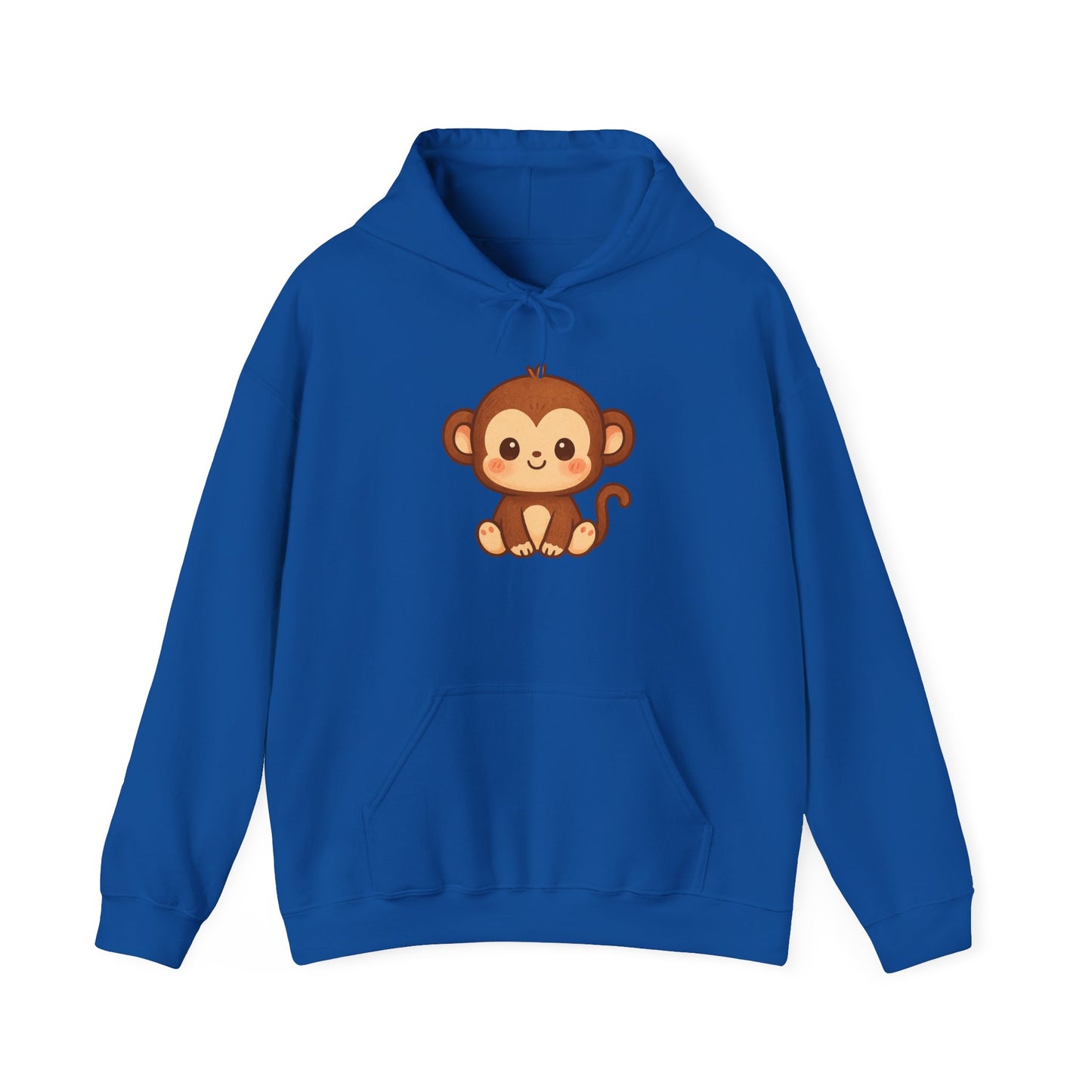 Little Cute Monkey Hoodie For Adult Unisex