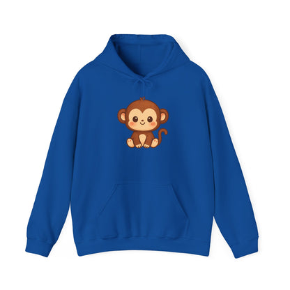 Little Cute Monkey Hoodie For Adult Unisex