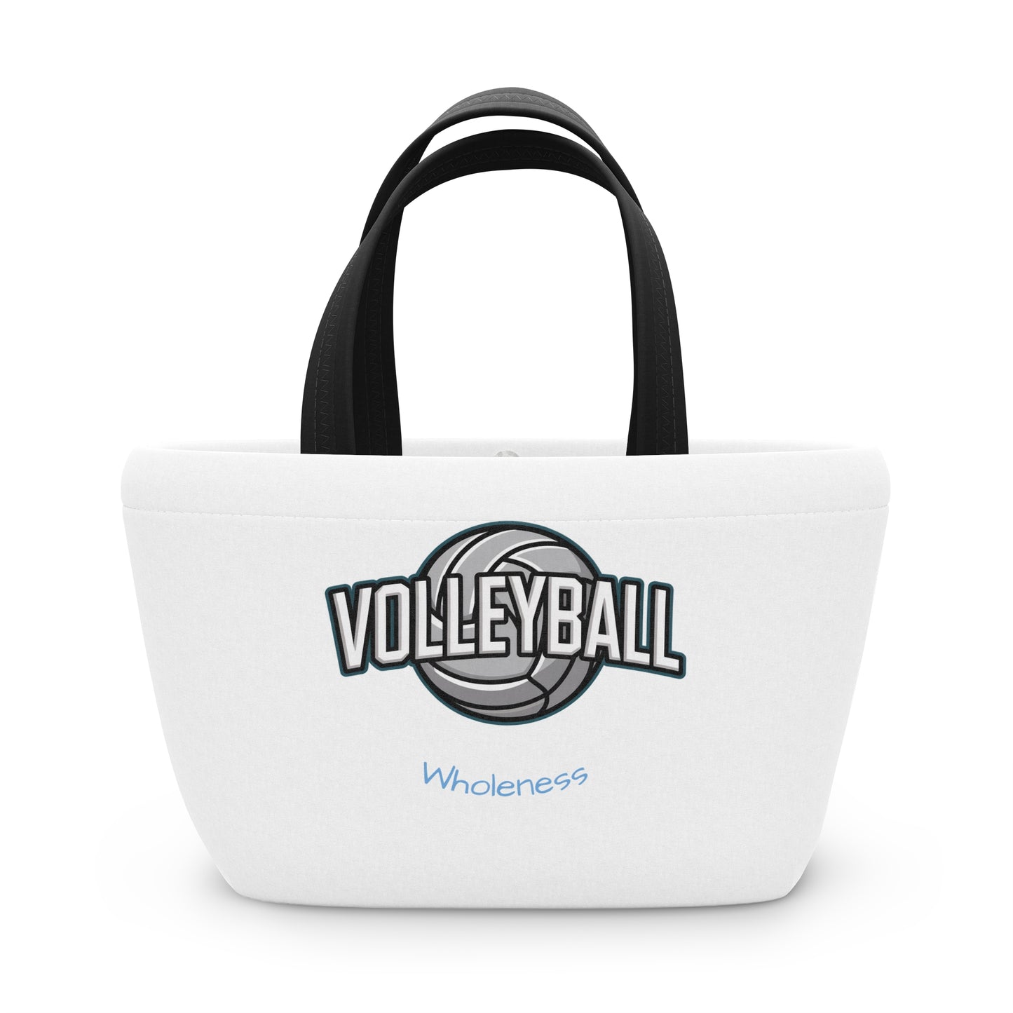 Volleyball Themed Lunch Bag - Wholeness Inspired Tote for Sports Lovers