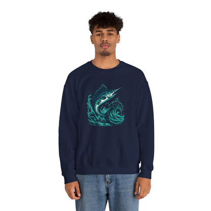 Marlin Wave Crewneck Sweatshirt
