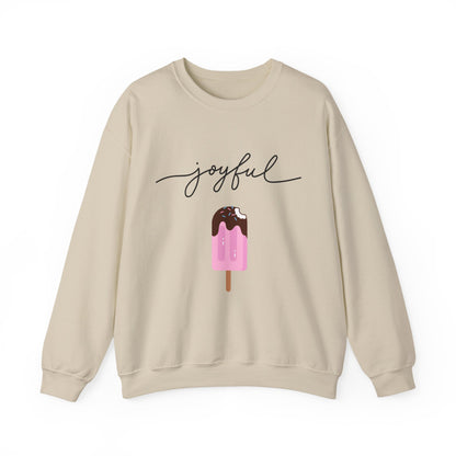 Joyful Ice Cream Sweatshirt for Sweet Summer