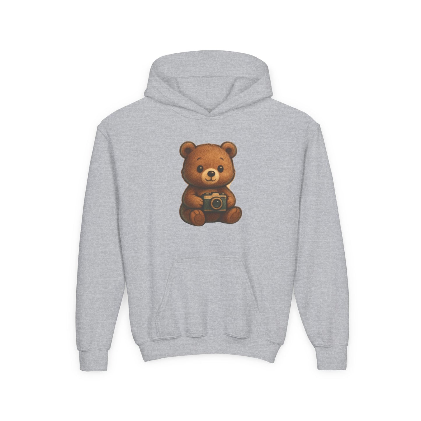 Kids Cute Teddy Bear Camera Hoodie