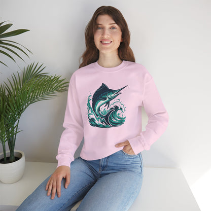 Marlin Wave Crewneck Sweatshirt