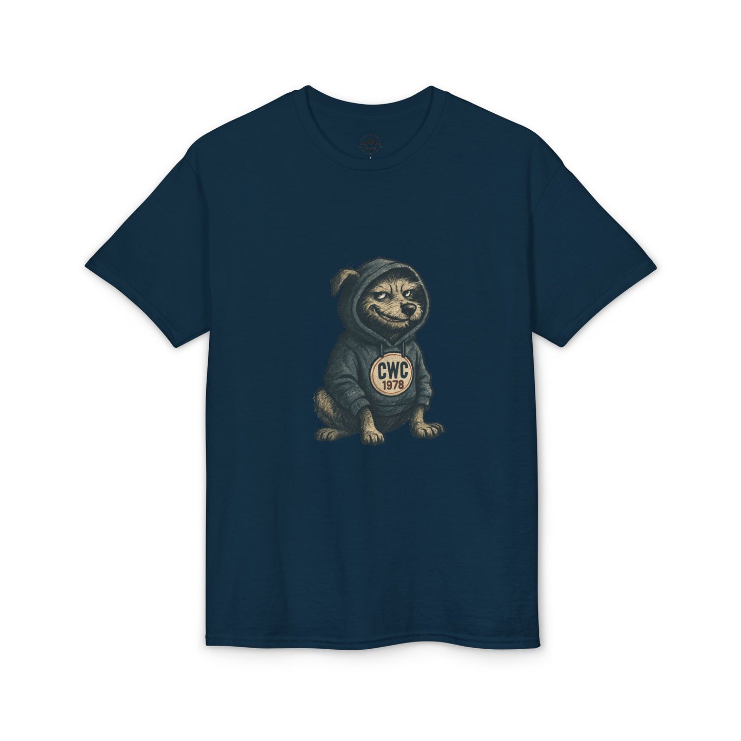 Grumpy Dog in Hoodie T-Shirt