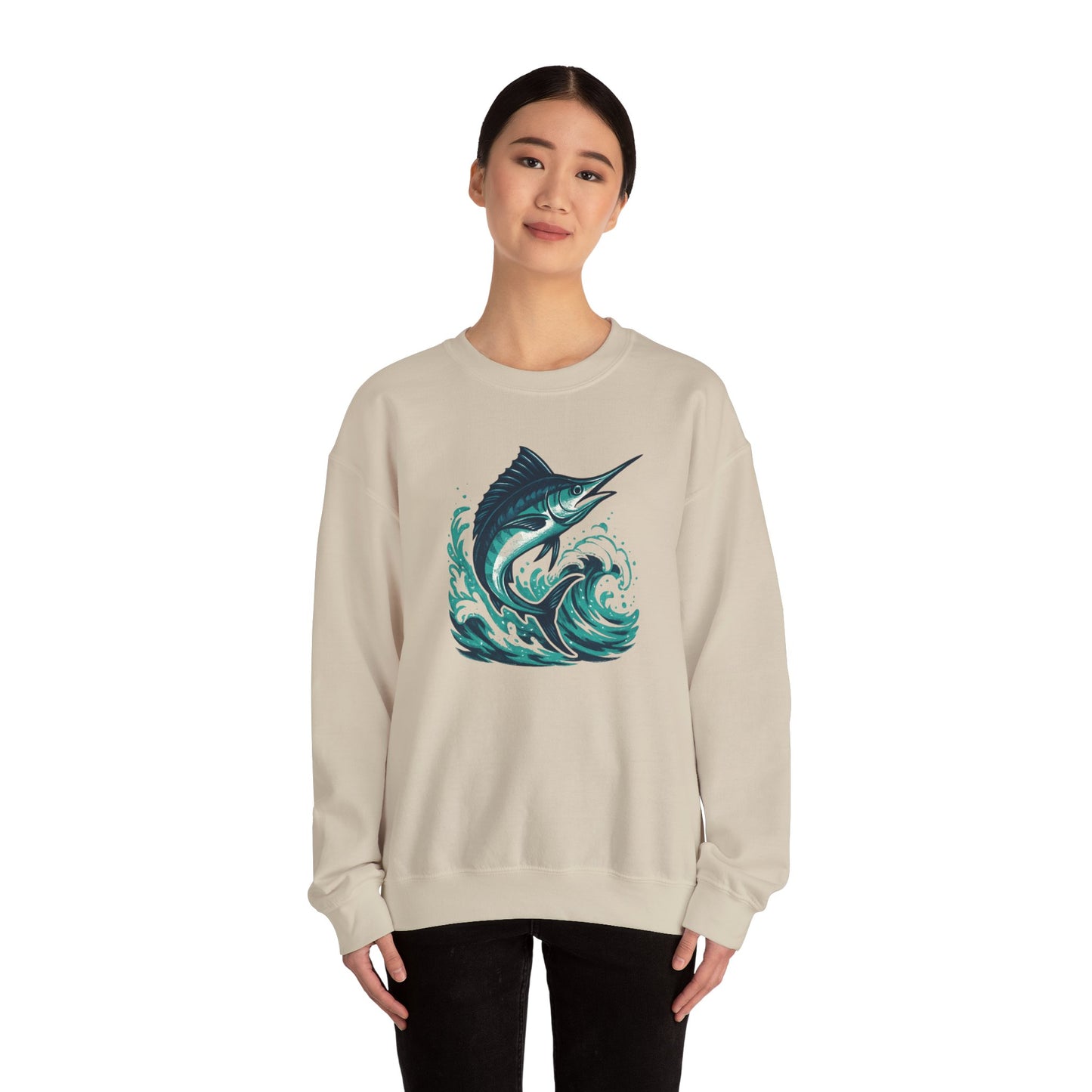 Marlin Wave Crewneck Sweatshirt