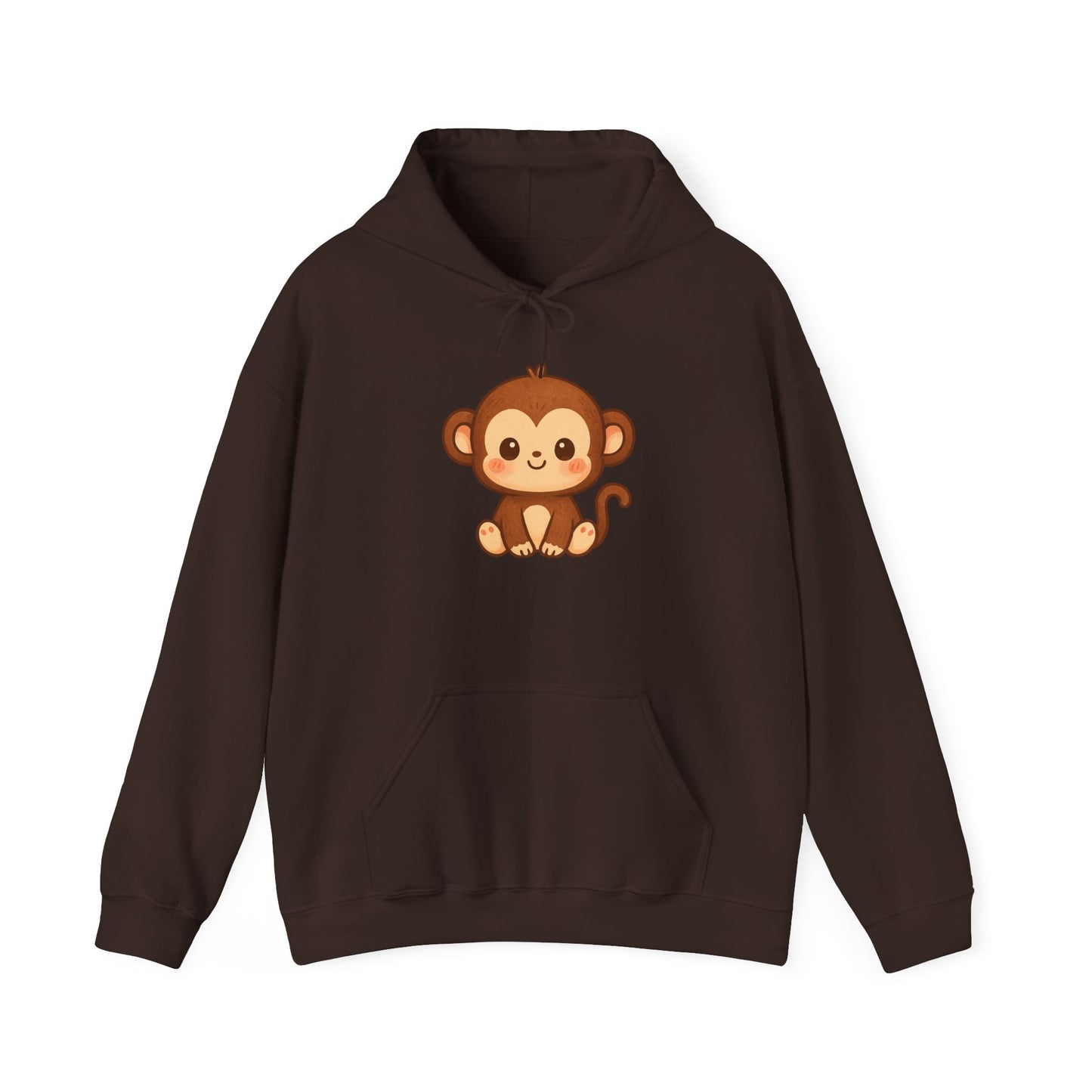 Little Cute Monkey Hoodie For Adult Unisex