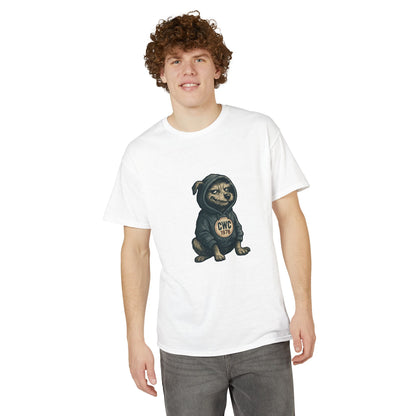 Grumpy Dog in Hoodie T-Shirt