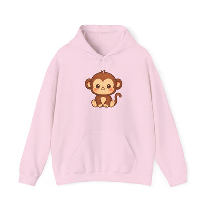 Little Cute Monkey Hoodie For Adult Unisex