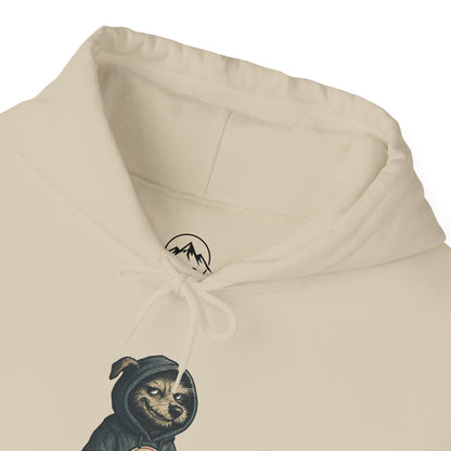 Grumpy Dog in Hoodie - Hoodie