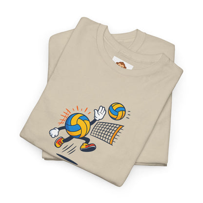 Volleyball Enthusiast Tee - Unisex Heavy Cotton T-Shirt