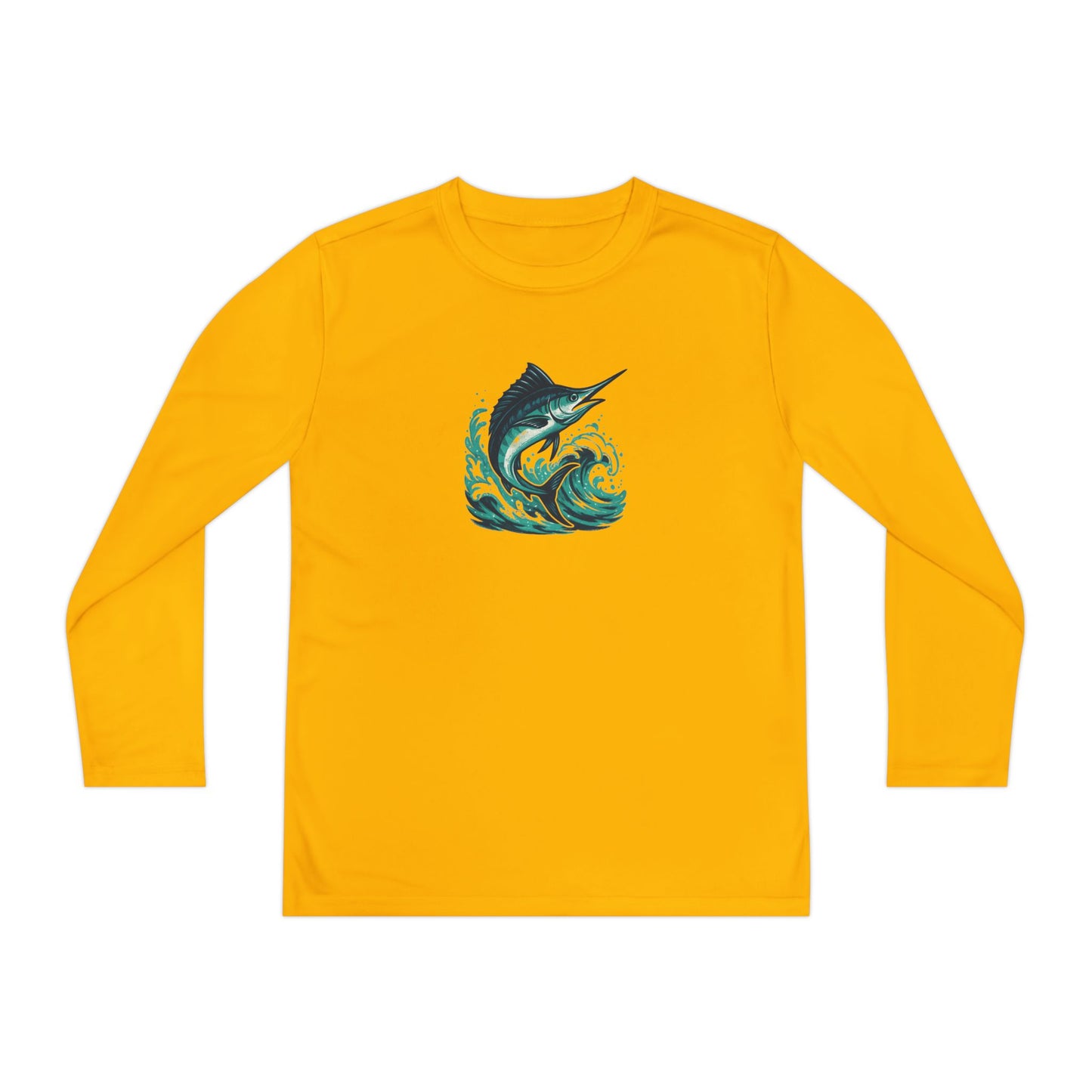 Marlin Wave Fishing Graphic