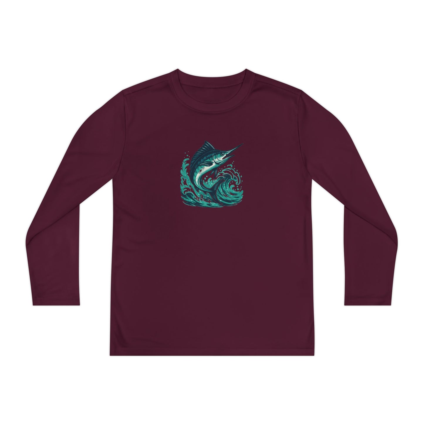 Marlin Wave Fishing Graphic