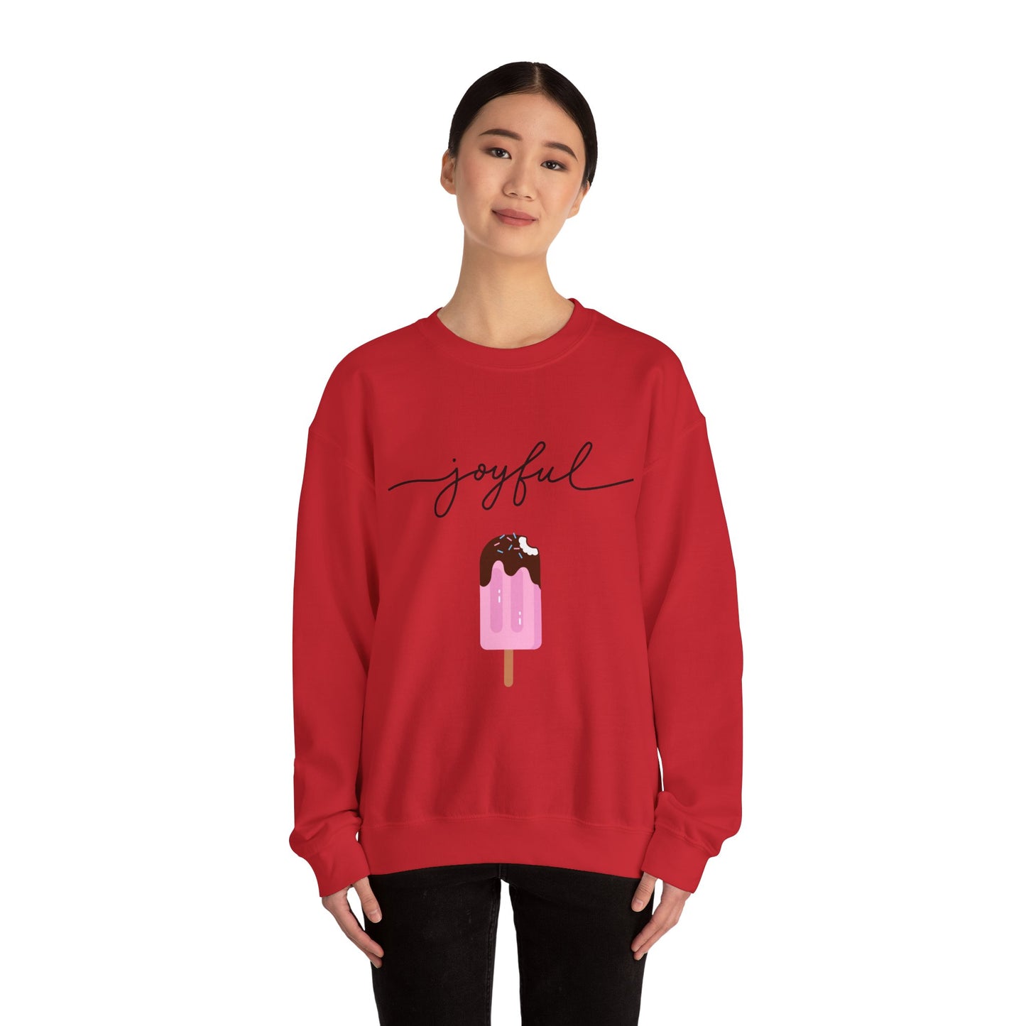 Joyful Ice Cream Sweatshirt for Sweet Summer