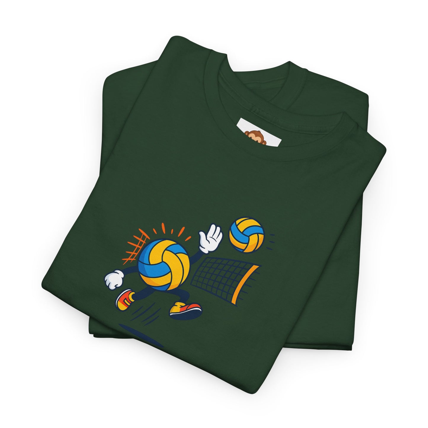 Volleyball Enthusiast Tee - Unisex Heavy Cotton T-Shirt