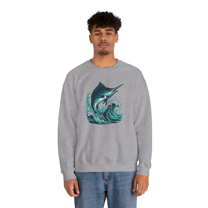 Marlin Wave Crewneck Sweatshirt
