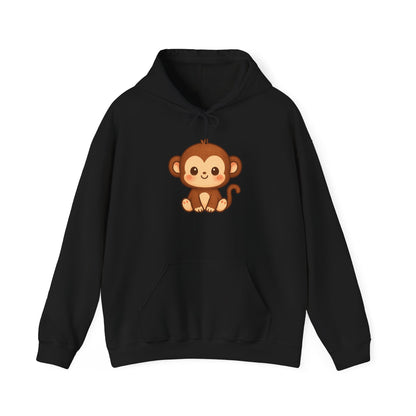 Little Cute Monkey Hoodie For Adult Unisex