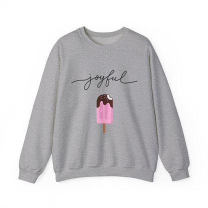 Joyful Ice Cream Sweatshirt for Sweet Summer