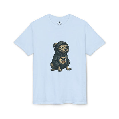 Grumpy Dog in Hoodie T-Shirt