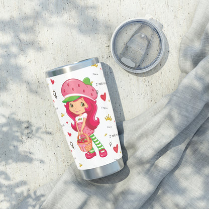 Strawberry Princess 20oz Tumbler - Cute Mug