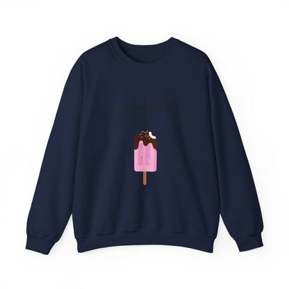 Joyful Ice Cream Sweatshirt for Sweet Summer
