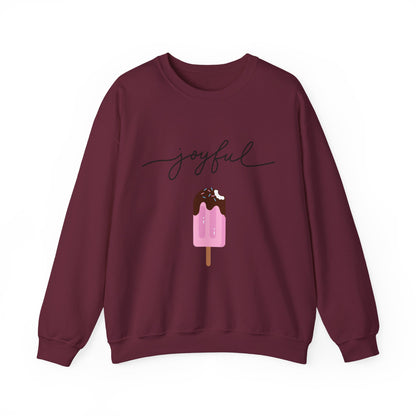 Joyful Ice Cream Sweatshirt for Sweet Summer