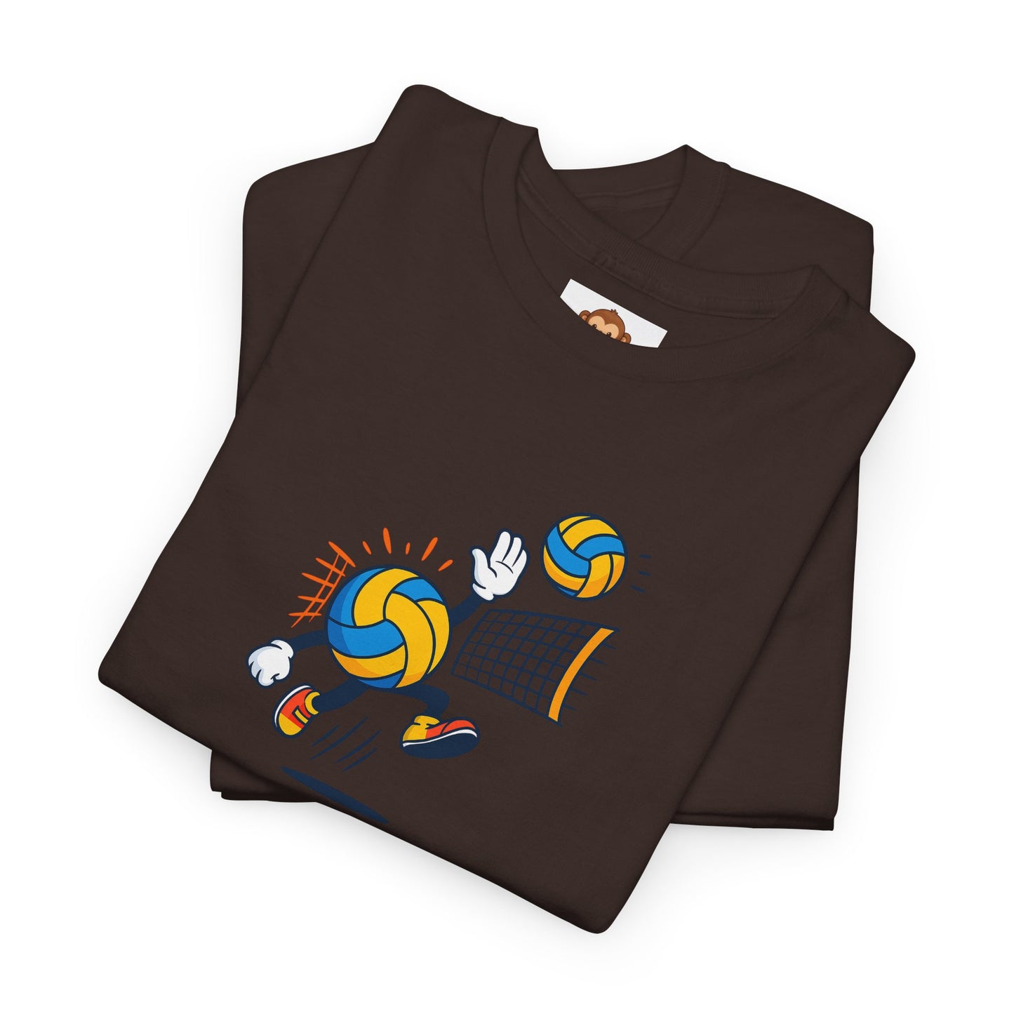 Volleyball Enthusiast Tee - Unisex Heavy Cotton T-Shirt