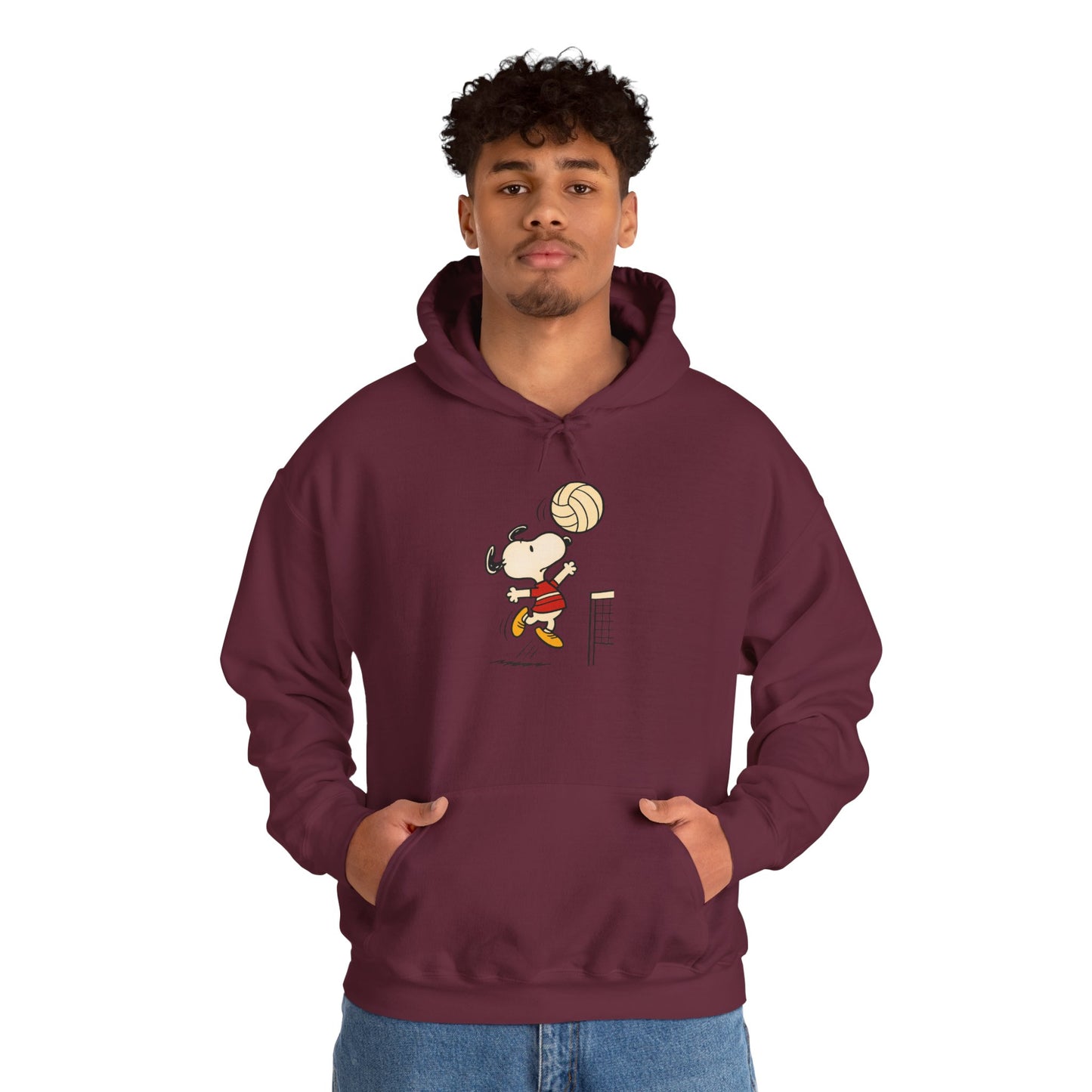 Snoopy Sports Hoodie - Unisex Heavy Blend™ Sweatshirt