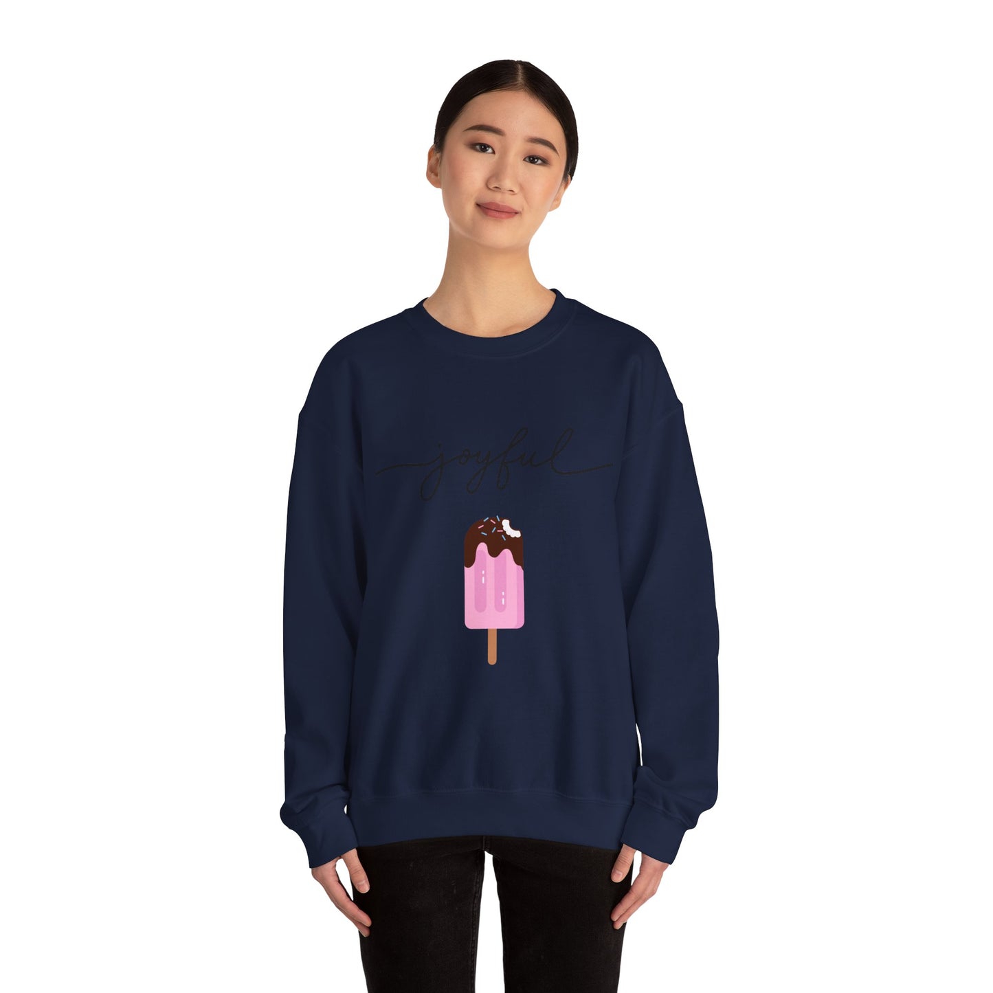 Joyful Ice Cream Sweatshirt for Sweet Summer