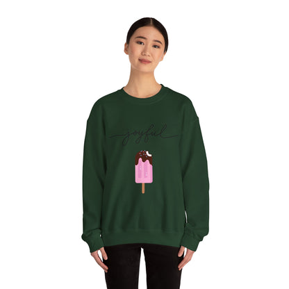 Joyful Ice Cream Sweatshirt for Sweet Summer