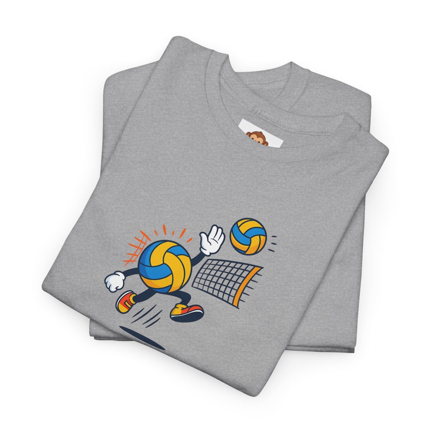 Volleyball Enthusiast Tee - Unisex Heavy Cotton T-Shirt