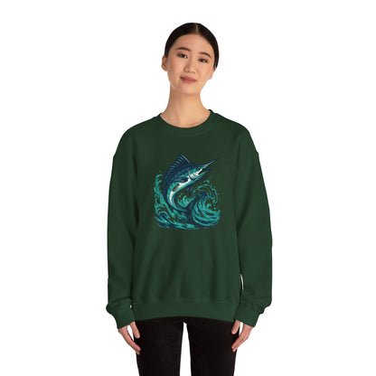 Marlin Wave Crewneck Sweatshirt