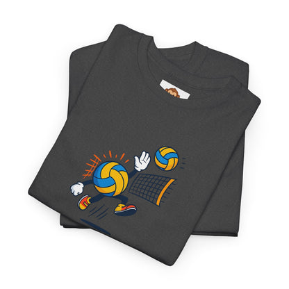 Volleyball Enthusiast Tee - Unisex Heavy Cotton T-Shirt