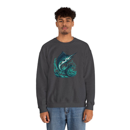 Marlin Wave Crewneck Sweatshirt
